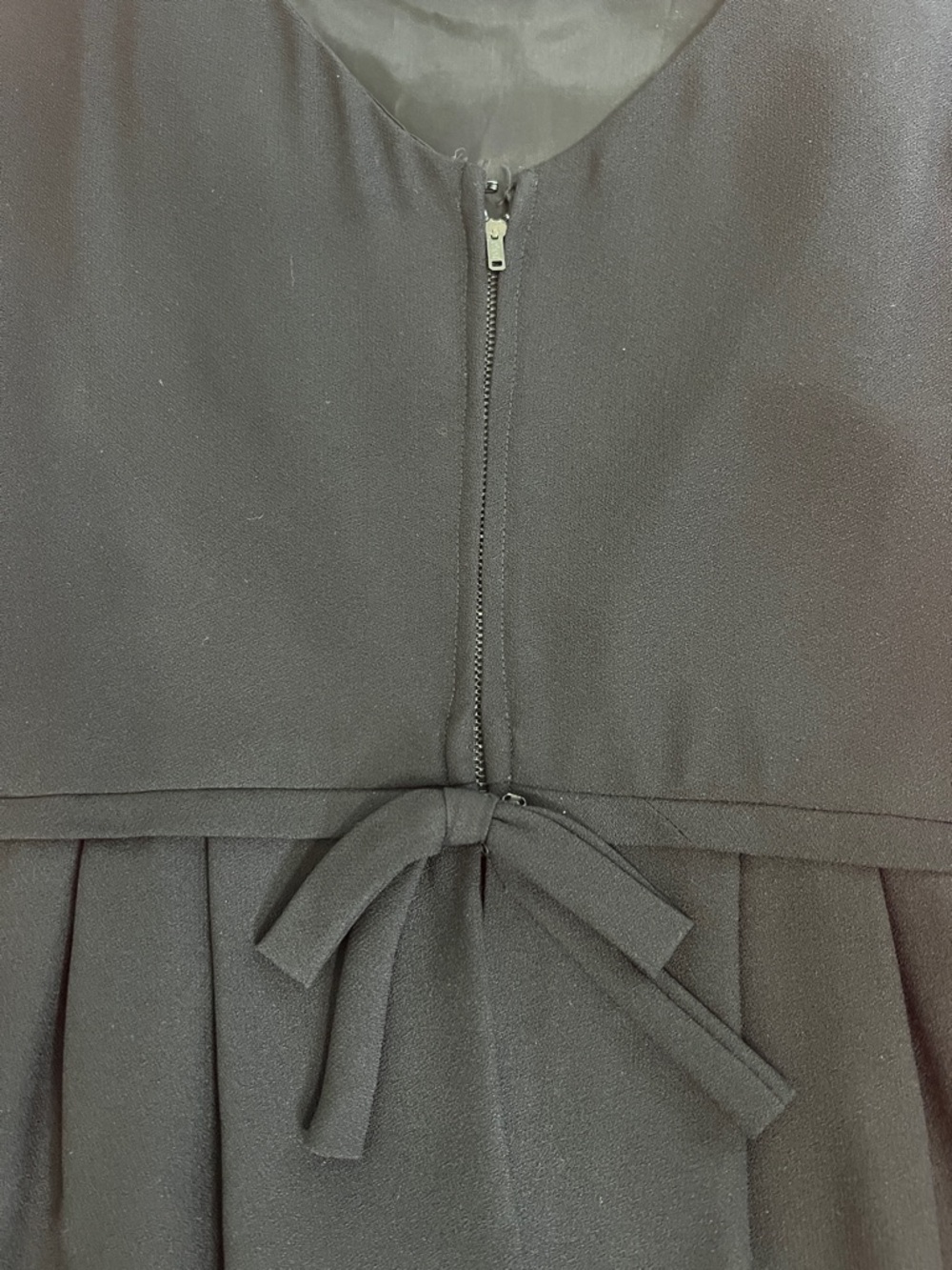 Vintage Handmade Black Sheath Dress Sleeveless Bateau Neck XS-S (Estimated Size) - Picture 8 of 11